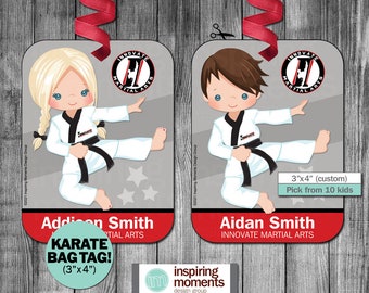 Personalised Karate Figure Hoodie Design Boys Girls Kids Childrens taekwondo