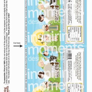 Religious Easter Candy Bar Wrap He is Risen Easter Cross Church DIY ...