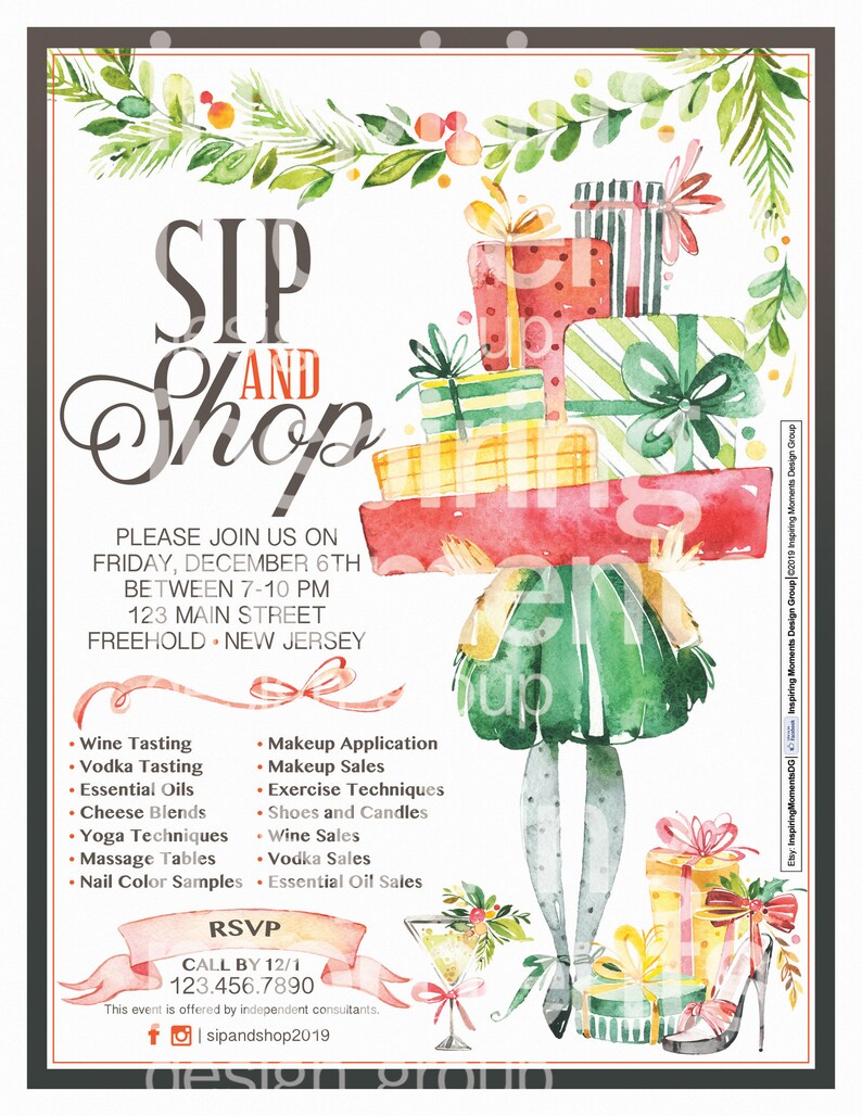shop and sip