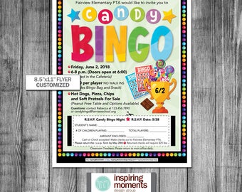 good homework certificate Candy Bingo Event Flyer Printable, Bingo, Candy, PTA, PTN, School Flyer, Education, Teacher, Marketing Design Handout, 8.5"x11"