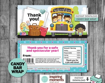 Bus Candy Wrapper - Etsy