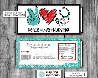 nurses week candy bar wrapper template nurses week candy bar wrapper template