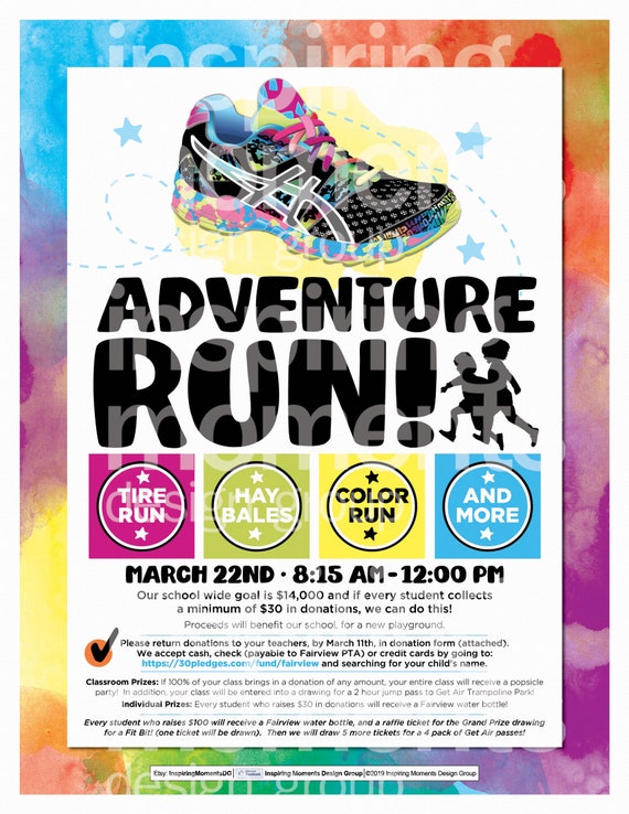 Color Run Event Flyer Printable Fun Run Adventure Run Etsy Israel Color Run Event Flyer Printable Fun Run Adventure Run Etsy Israel