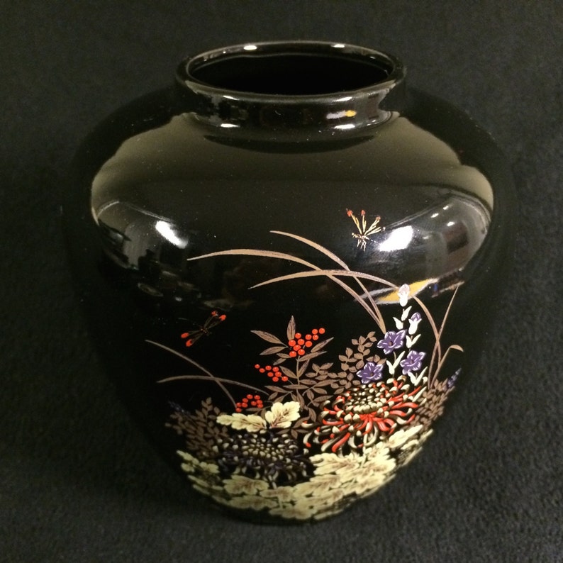 Japanese Porcelain Vase Imperial Dynasty Mann Japan Etsy