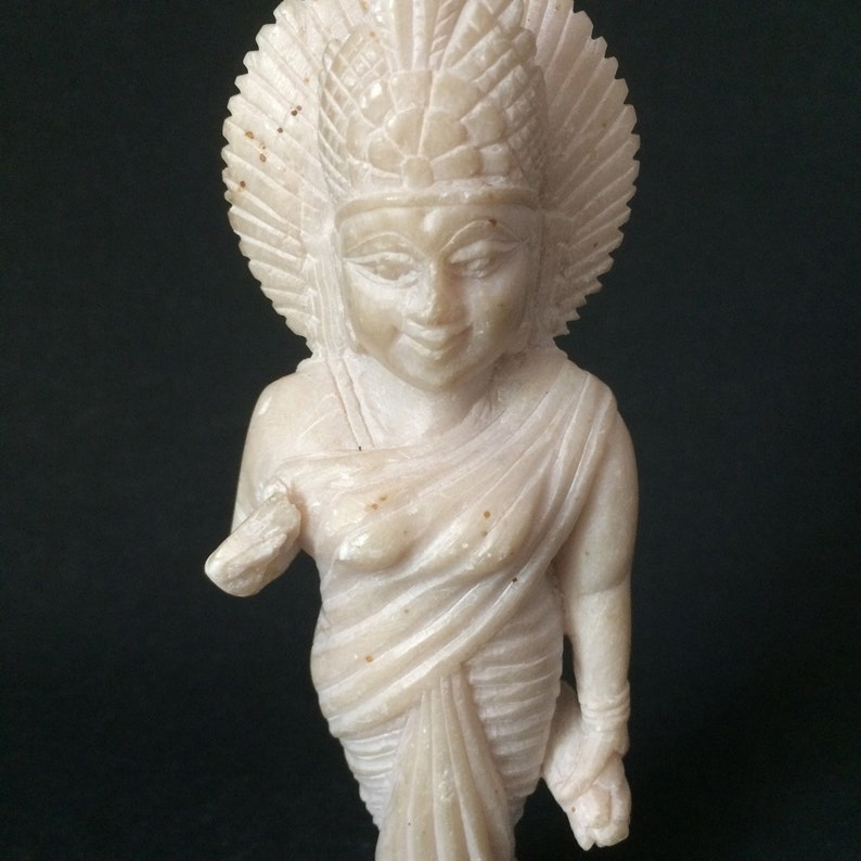 Indian Carved Stone Goddess Women Figurines Set of 2 Etsy