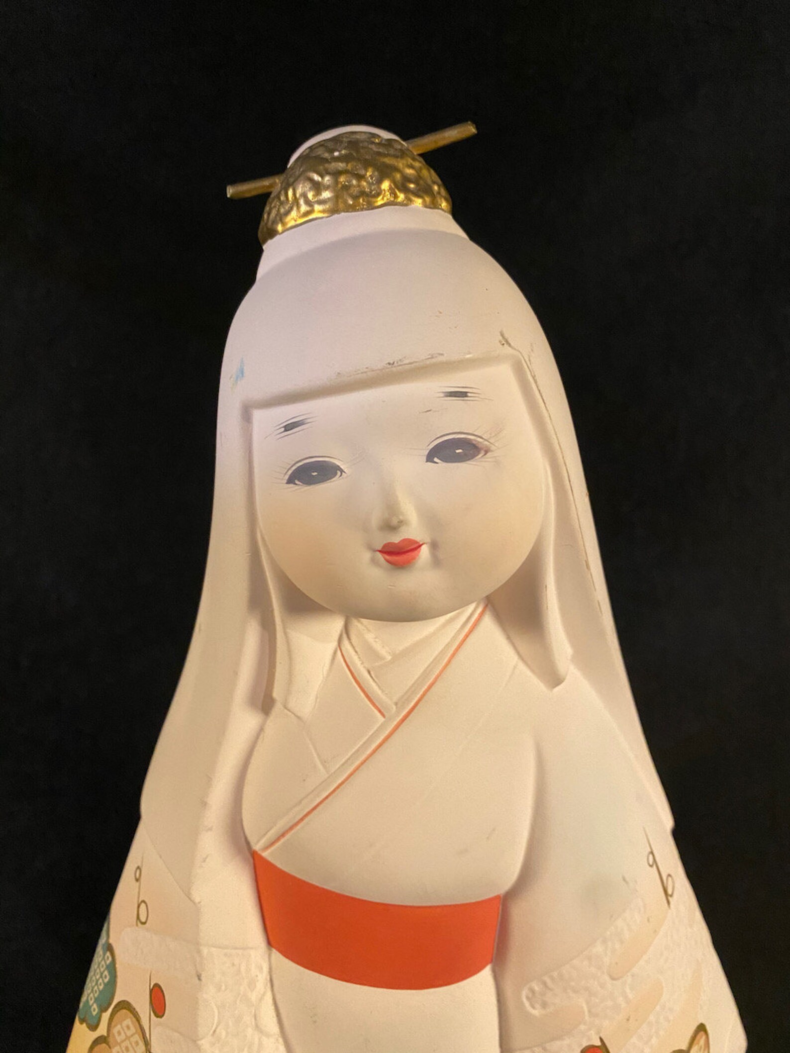 Japanese Hakata Doll Geisha Girl Figurine Ceramic Etsy
