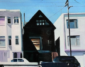 Konsttryck av San Francisco-huset: Viktoriansk giclée-väggkonst från mitten av århundradet