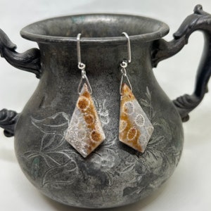 Fossil Coral Matched Set/ Fossil Coral from Indonesia/ Hypoallergenic