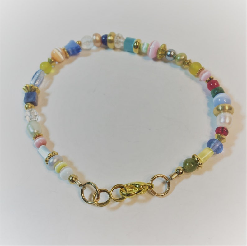 Pastel Fiber Optic Bracelet