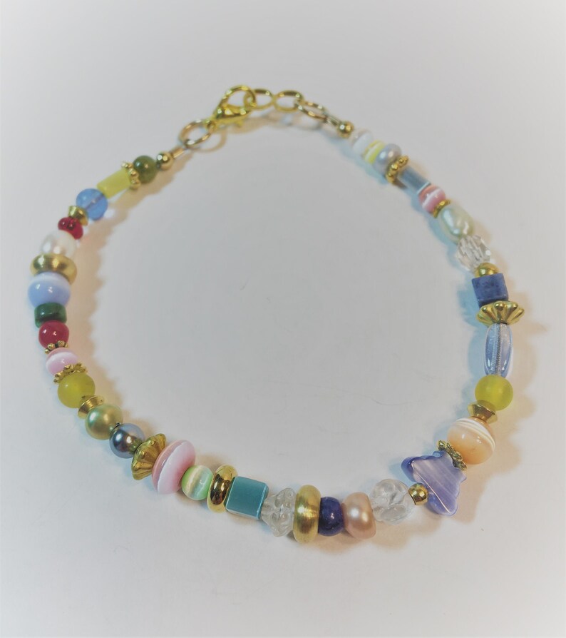 Pastel Fiber Optic Bracelet