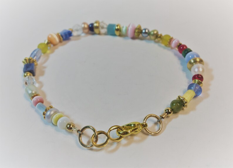 Pastel Fiber Optic Bracelet