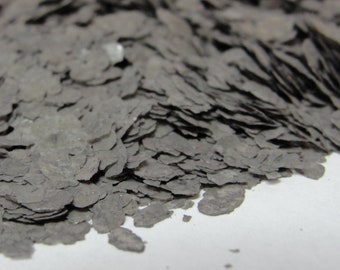 Natural Pure Mica Flakes - Gray - Old Fashioned Style Glitter