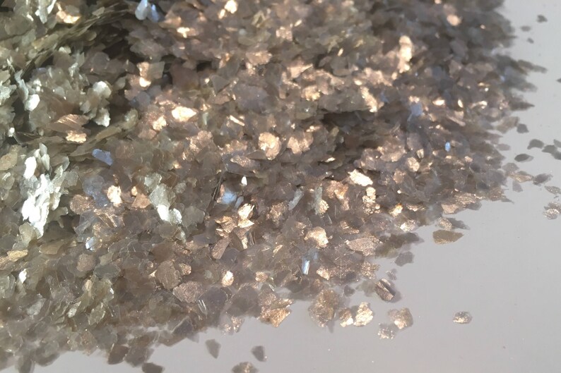 Natural Mica Flakes Silver Old Fashioned Style Glitter Etsy