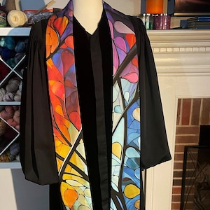 Abstract tree Rainbow Ordinary Time Special Event Clergy Stole