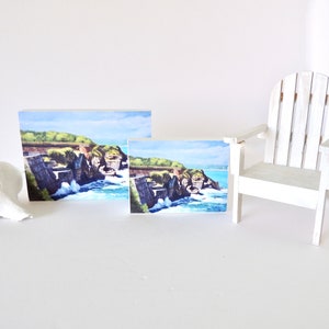 Newport RI Cliff Walk Print: 40 Steps, Second Beach View
