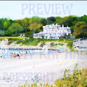 The Chanler at First Beach Easton&#39;s Beach Newport Rhode Island Hand Signed frameable print