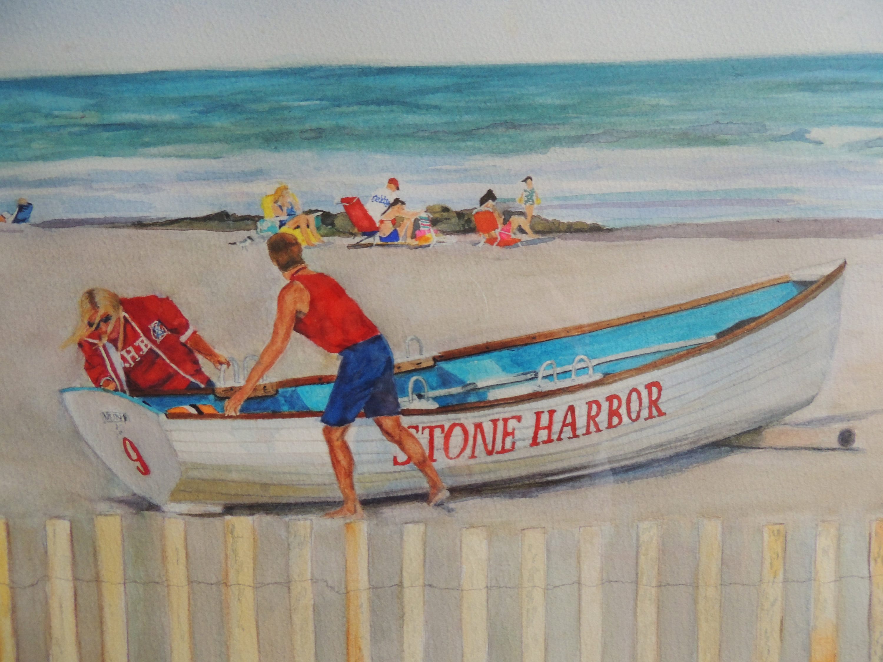 Stone Harbor NJ Stone Harbor art Stone Harbor original Etsy