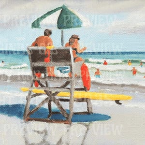 Sea Isle City NJ Beach Patrol Lifeguard Stand print