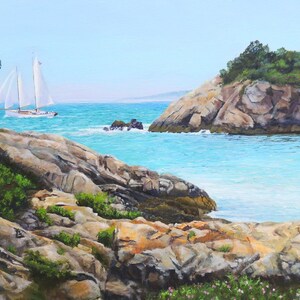 Fort Wetherill wydruk Jamestown Rhode Island