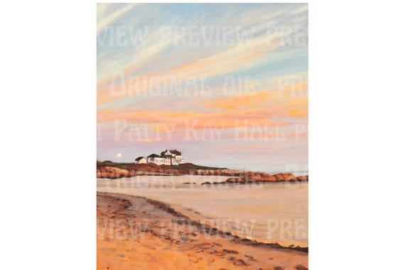 Gooseberry Beach print Newport Rhode Island Ocean Drive hand signed frameable print