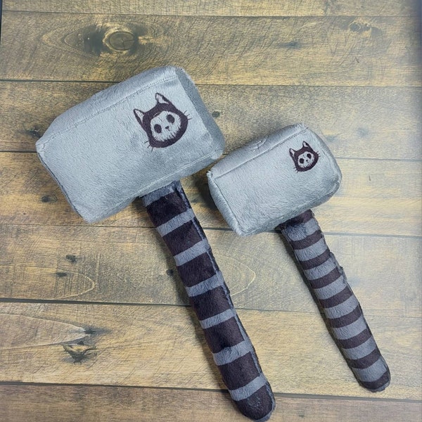 Wicked Weapons Large Battle Hammer / Cat Toy /Cat Kicker, Stabby Cat/ With or Without Catnip Toy Organic Catnip Blends