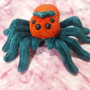 Large Strawberry Jumping Spider/Spider/Arachnid/MadetoOrder