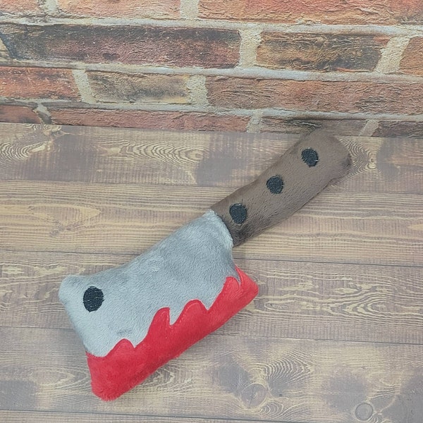 Bloody Cleaver Cat Toy /Cat Kicker, Stabby Cat/Catnip Toy Organic Catnip Blends