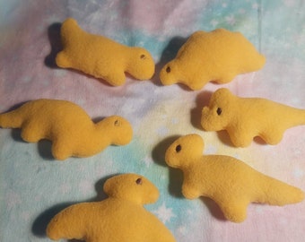 Dinosaur Shaped Nuggets/Dino Nugz/ Catnip Filled Cat Toys