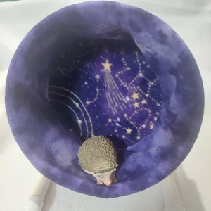 Stay Put Carolina Storm Bucket Wheel Cover/ Purple Galaxy/Purple Tonal/ Hedgehog Wheel
