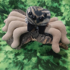 Large Jumping Spider Plush/Spider/Arachnid/Tiger Stripes