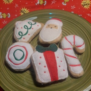 Christmas Cookie(s) Catnip Toys/ Santa Cookie/ Bell Cookie/Round Cookie/Present Cookie/Candy Cane cookie Cat Toys
