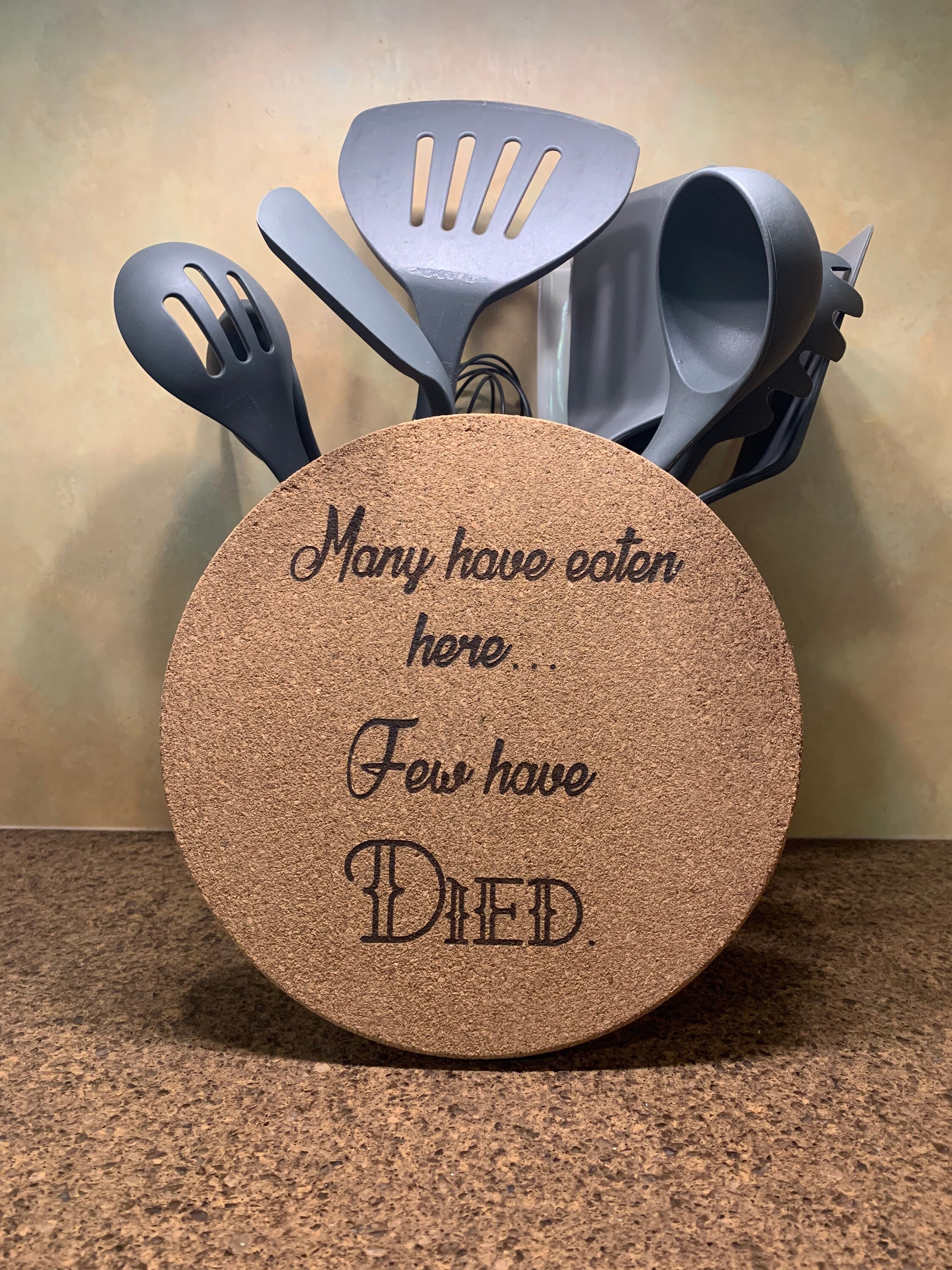 Cork Trivet Cork Hot Pad Hot Pad Trivet Custom Trivet Etsy