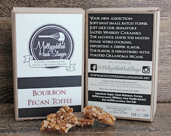 Bourbon Pecan Toffee - 6oz box