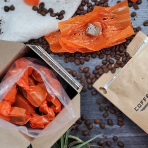 Salted Espresso Caramels- 4oz box