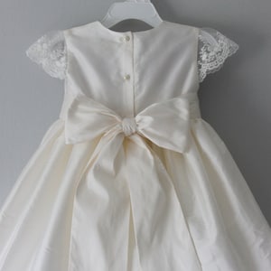 The Iris Dress: Lace Cap Sleeves Dress, Flowergirl Dress, Flower Girl Dress, Bridesmaid Dress, Wedding Dress