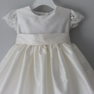 The Iris Dress: Lace Cap Sleeves Dress, Flowergirl Dress, Flower Girl Dress, Bridesmaid Dress, Wedding Dress image 3