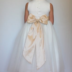 The Mia Dress: Handmade flower girl dress, tulle dress, wedding dress, communion dress, bridesmaid dress, tutu dress