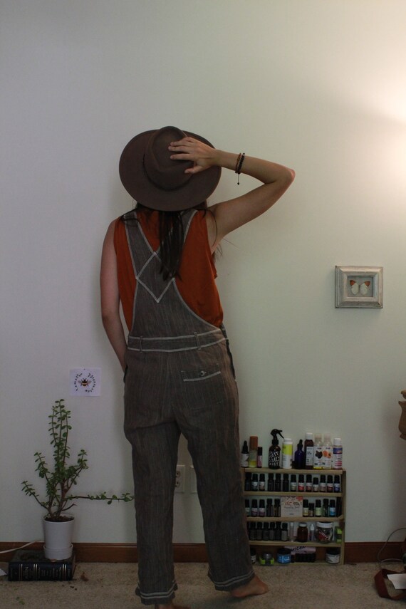 Vintage Linen Overalls
