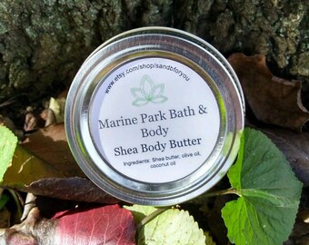 All Natural Shea Butter Body Butter Whipped Shea Body Butter Unscented Body Butter Vegan Body Care Dry Skin Care Sensitive Skin