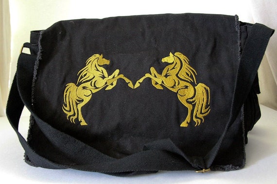 horse messenger bag