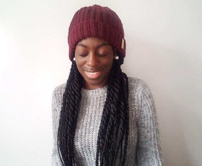 Crochet Winter Beanie Crochet Fall Accessories Cozy Wool Beanie Women Currant Gift for Her Fall Hats Trendy