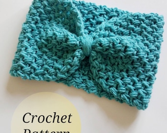 Crochet Headband PATTERN - Headband Crochet Pattern - Maker Gift ideas - INSTANT DOWNLOAD - Turban Headband - Crochet Head Wrap Pattern