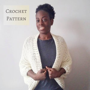 Everyday Beloved Cocoon Cardigan PATTERN - Cocoon Cardigan Pattern - Everyday Cardigan Crochet