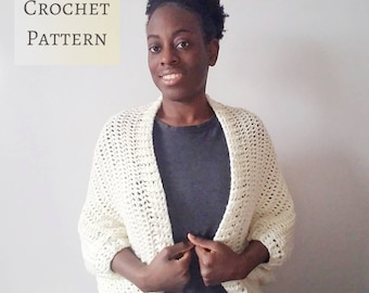 Everyday Beloved Cocoon Cardigan PATTERN - Cocoon Cardigan Pattern - Everyday Cardigan Crochet
