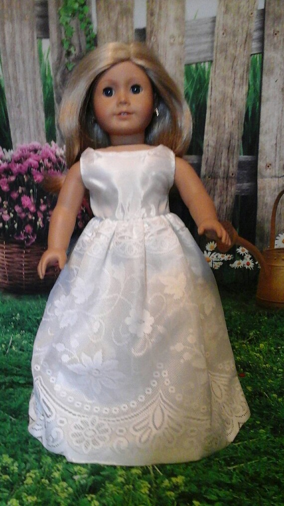 18 Doll Wedding Dress 18 Doll Bridal Etsy