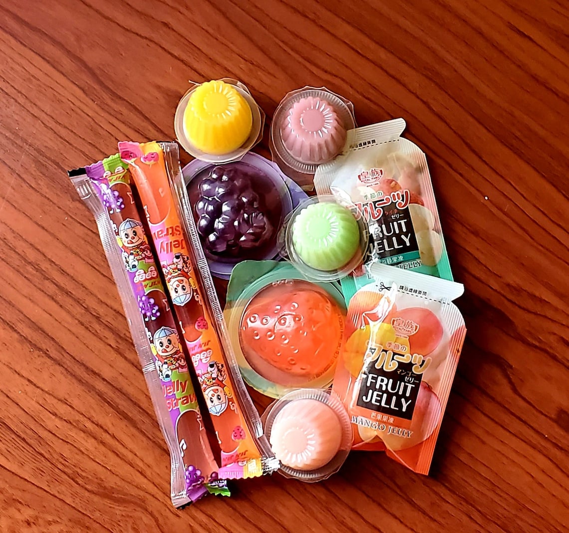 10 pieces Assorted Asian Jelly Mix Asian Snack Box Etsy
