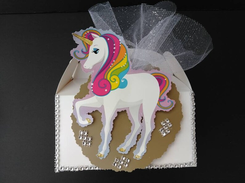 Unicorn Goody Bags and Boxes Party Bag Fillers Goodie Bags Party Favor Bags image 4