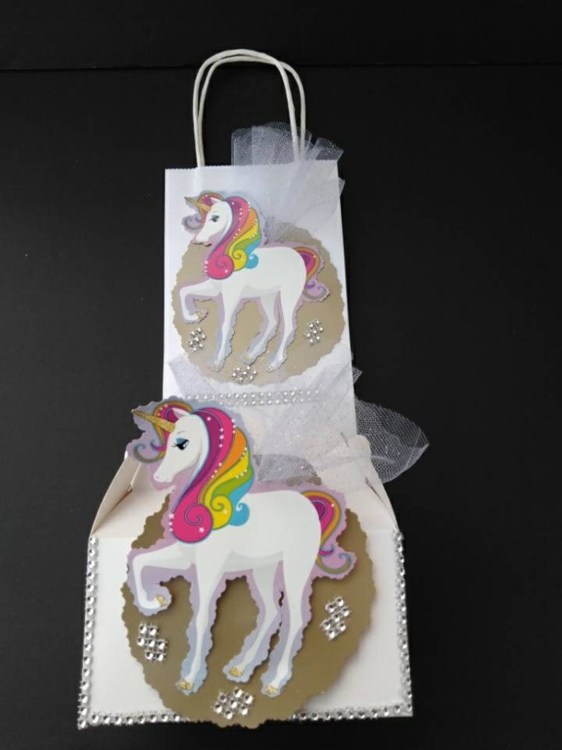 Unicorn Goody Bags and Boxes Party Bag Fillers Goodie Bags Party Favor Bags image 6