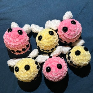 Crochet Bee, Mini Bee, Crochet Mini Bee, Crochet Bumble Bee