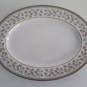 Noritake Sharlene Pattern 17&quot; Serving Platter